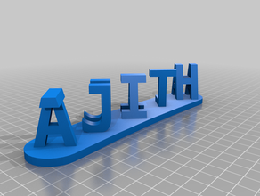 ajith thala customized 3d print model - Mito3D
