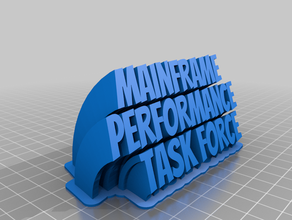 task force kundengebundene 3d print model - Mito3D