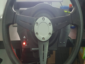 70mm steering wheel faceplate 3d print model - Mito3D