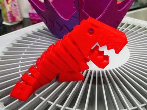 flexi rex de la mâchoire 3d print model - Mito3D