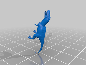 albertosaurus dinosaur 3d print model - Mito3D