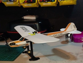 micro rc avião cog finder de centro localizador o gravidade modelo aeronave 3d print model - Mito3D