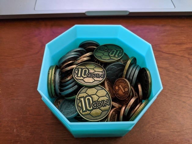 coin holder suburbia collector's edition coins 3D print model - Mito3D