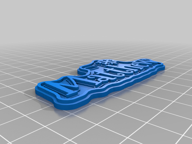 mon personnalisés de cadeau noël la balise personnalisé 3D print model - Mito3D