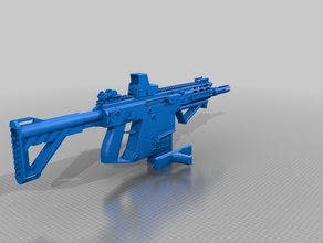kriss vector subametralladora personalizado fresco arma de fuego rifle juguete 3d print model - Mito3D