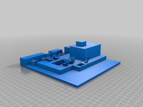 casa moderna piscina 3d print model - Mito3D