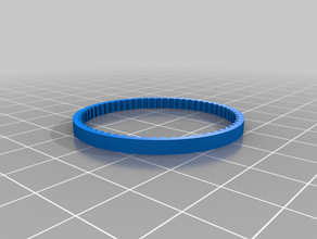 my customized gt2 timing belt 3d print model - Mito3D