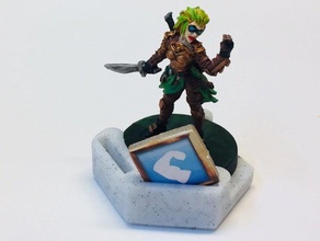 gloomhaven character condition base 3d print model - Mito3D