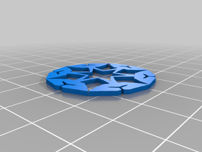 star snowflake customized 3d print model - Mito3D