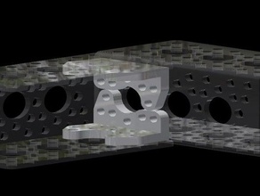 actobotics internal -bracket ftc robotics 3d print model - Mito3D