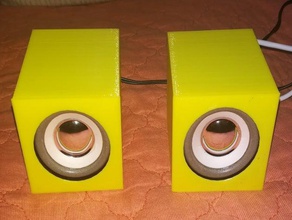 amplified speakers pc smartphone amplifier audio computer accessories home loudspeaker speaker 3d print model - Mito3D