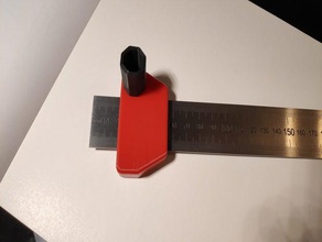 Herrscher stoppen jig 3d print model - Mito3D