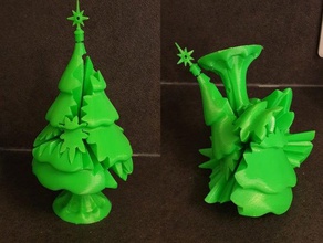 tree xmas gears gearbox 3d print model - Mito3D