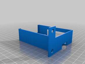 universal pi rack mount case m5 m6 screw size raspberry 3d print model - Mito3D