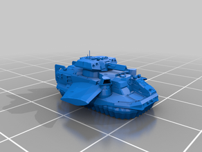 j edgar hover tank battletech vehículo aerodeslizador mechwarrior online tanque 3d print model - Mito3D