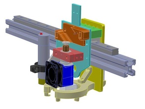 x5s linéaire de rail mise à niveau & e3dv6 partie refroidisseur conception ventilateur refroidissement e3d hotend v6 conduits ventilation montage du guidage tronxy 3d print model - Mito3D