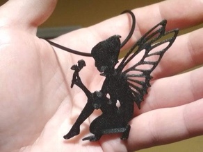 forest fairy - necklace 3d print model - Mito3D