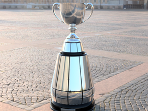 grey cup trophy - chalice 3rd base cfl football 3d print model - Mito3D