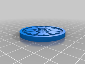 white lotus tile avatar iroh pai sho last airbender 3d print model - Mito3D