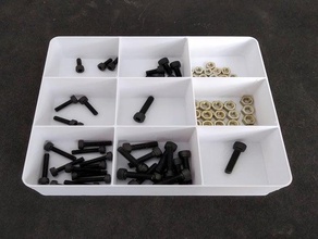screws storage small parts box 3d print model - Mito3D