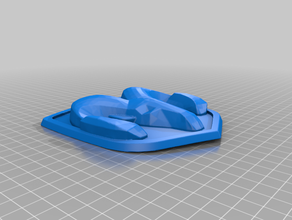 ram emblema de la parrilla dodge mopar recogida memoria 3d print model - Mito3D