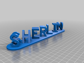 sherlin personalizado 3d print model - Mito3D