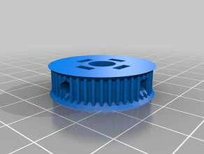my customized gt2 gear pulley idler47t8b 3d print model - Mito3D