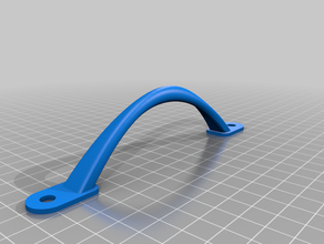 basit bir kapı kolu 3d print model - Mito3D
