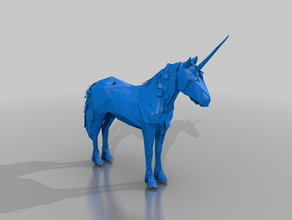 unicorn - profetessa monte tm aos bretonnian whfb 3d print model - Mito3D