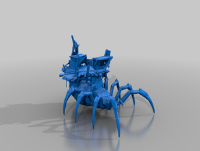 goblin arachnorok - aranha gigante aos goblins whfb 3d print model - Mito3D