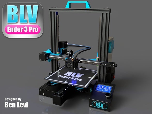 blv ender 3 pro - upgrade 2020 2040 aluminium-Profil aner a8 ben levi bigtreetech skr bltouch blurolls blv-mgn blv-mod bmg bondtech extruder cr-10-v2 cr01 creality cr 10 cura Duett duetwifi wifi e3d e3d-hotend e3d-v6 eine hohe Qualität hiwin hotend leds ledstrip Linearlager linear rail mellow mgn12 mgn12h prusa i3 mk3 sensor simplify3d mini-e3 trianglelab 3D print model - Mito3D