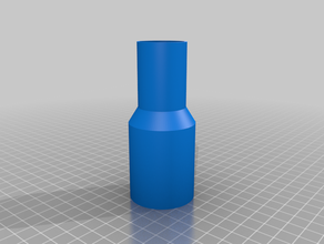 my customized pipes - vacuum hose adapter 3d print model - Mito3D