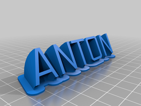anton customized 3d print model - Mito3D