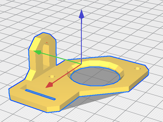 z motor de la compuerta apoyo nema17 4mm tevo tornado & v2040 3D print model - Mito3D