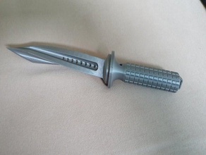 jagdkommando knife - modified 3d print model - Mito3D