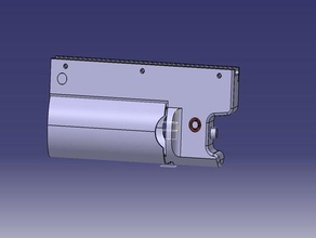 40mm airsoft underbarrel lanceur de grenade le paintball softair 3d print model - Mito3D