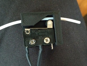 simple filament runout sensor end-stop mount 175mm anet a8 end-switch endstop switch endswitch 3d print model - Mito3D