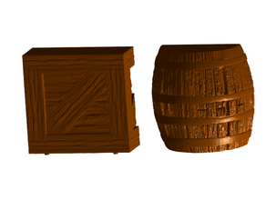 crate barrel buzdolabı mıknatısları beyaz tahta varil sandık mıknatısı mıknatıs 3d print model - Mito3D