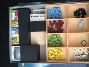 guilds london - insert boardgame inserts organizer 3d print model - Mito3D