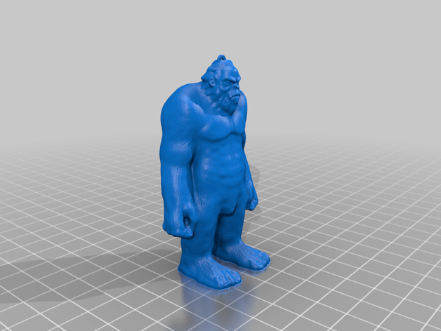 sasquatch ornamento 3D print model - Mito3D