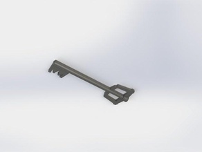 llave espada - reino hogar kingdom hearts 3d print model - Mito3D