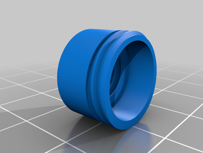 filament passthrough boîtier de filtre à poussière le 3d print model - Mito3D
