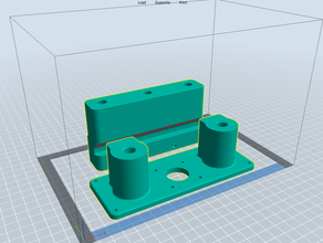 qidi tech linear rod supports 3d print model - Mito3D