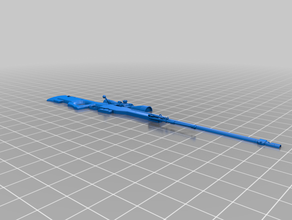 csgo awp cutted 2 parts 3d print model - Mito3D
