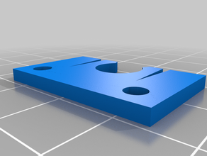 valsir wc tank repair plate hinge 3d print model - Mito3D
