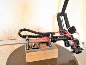 modular braço do robot gt2 polia movimento linear de trilho robótica robótico robô scara 3d print model - Mito3D