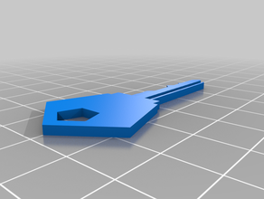 my customized five cylinder kwikset house key 3d print model - Mito3D