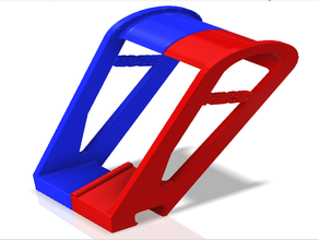 imprimé filament titulaire guide support de bobine 3d print model - Mito3D