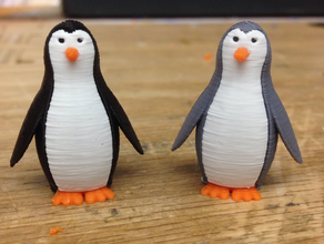 vacances pingouins d'oiseaux oiseaux de la décoration décorative les jours fériés pingouin 3d print model - Mito3D
