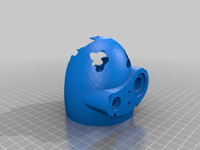 laputa robot head 3d print model - Mito3D